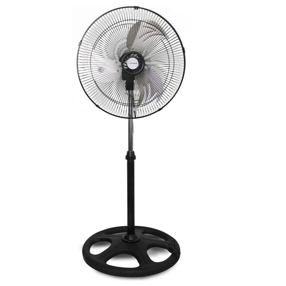 Ventilador 3 en 1 Imaco FSM370, 18", 57W, 3 velocidades, mesa-pared-pedestal, negro